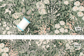 Japanese Fabric Corduroy Green Wall - B - 50cm